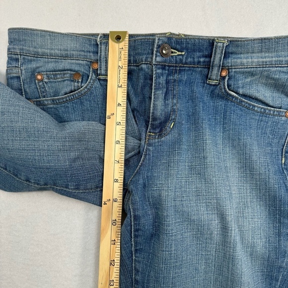DKNY Downtown Brooklyn Bootcut Jeans Womens Juniors Size 11 Medium Blue Mid Rise - Picture 9 of 12
